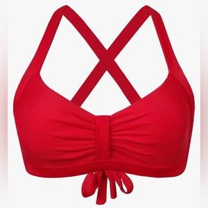 Red Bikini Top Size XXL (Matching Bottoms Available)